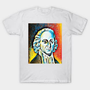 Jonathan Edwards Black And White Portrait | Jonathan Edwards Artwork 4 T-Shirt